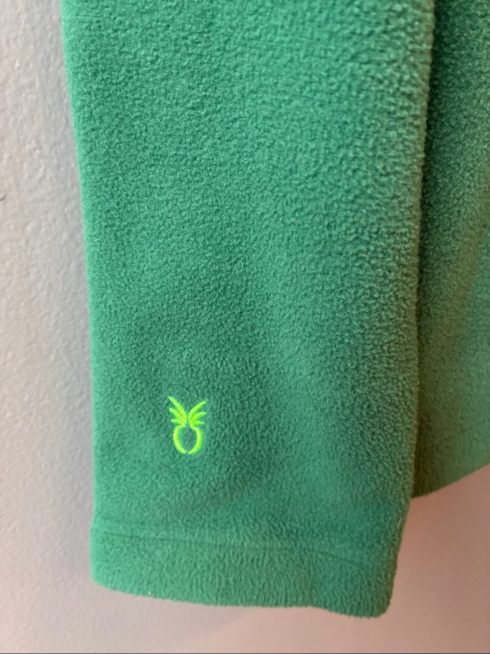 Dudley Stephens Jellybean Green Turtleneck Fleece Pullover, XL - Picture 4 of 7